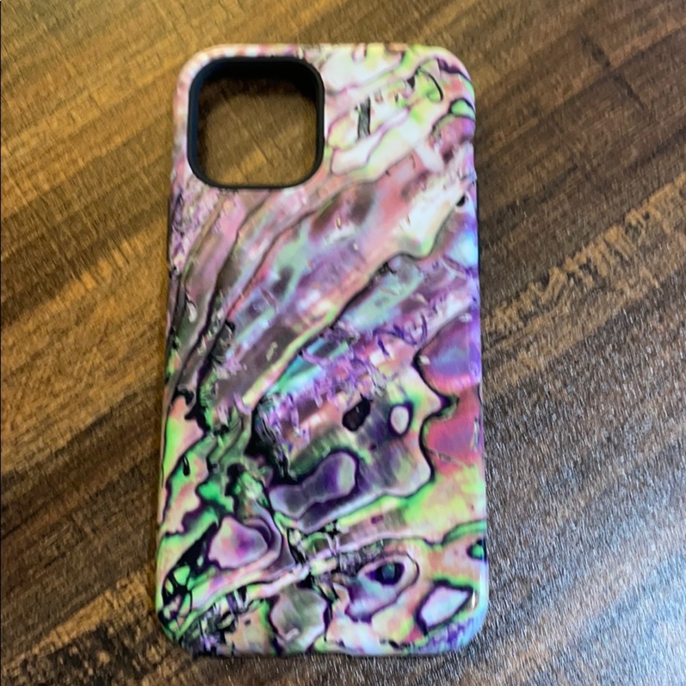 ✨iPhone 12 abalone, heavy duty protective case!✨